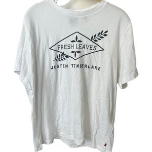 Levi's Justin Timberlake T Shirt Fresh Horses - Men | Color: White | Size: L